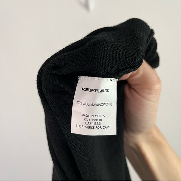 Repeat Wool Bell Sleeve Sweater - Picture 5 of 5